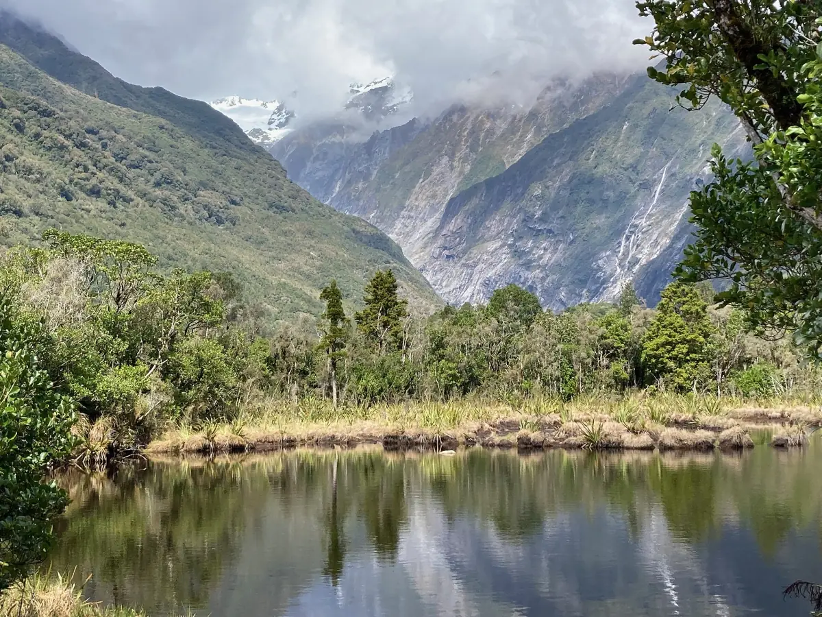 Peters Pool on the way to Franz Josef Glacier